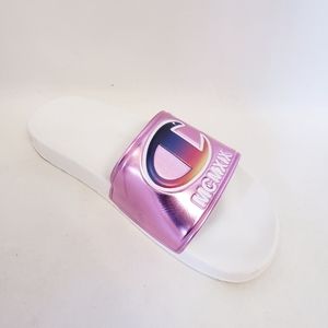 pink champion sandals